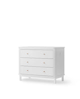 Oliver Furniture - Wood Kommode 3 Schubladen, Weiss