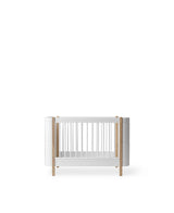 Mini+ baby bed excl. conversion kit junior bed oak