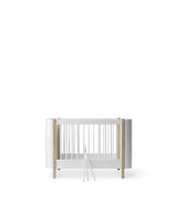 Mini+ baby bed excl. conversion kit junior bed oak