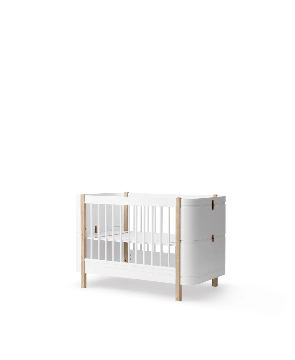 Mini+ baby bed excl. conversion kit junior bed oak