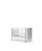 Mini+ baby bed excl. conversion kit junior bed oak
