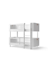 Mini+ half-height bunk bed white/oak