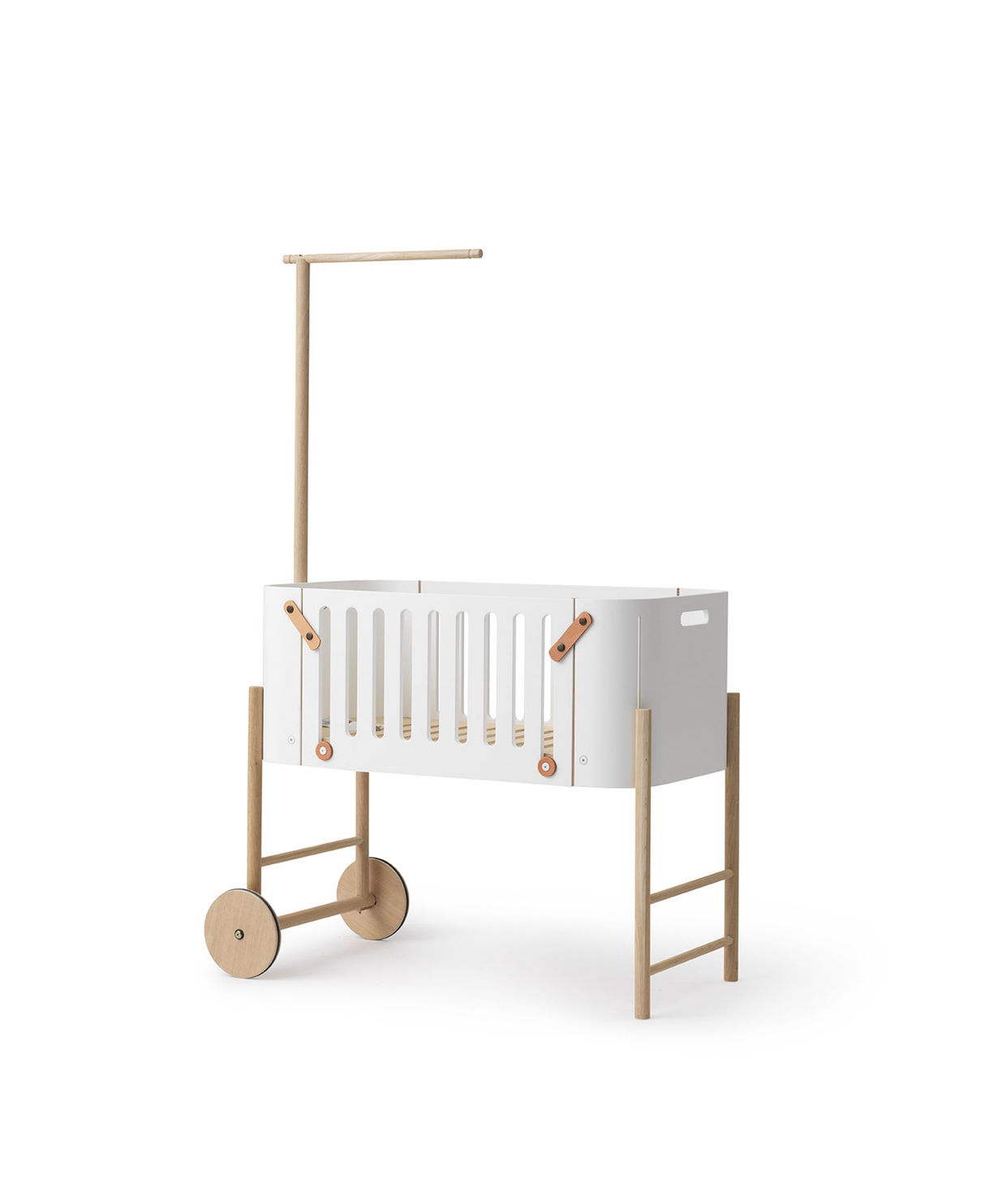 Canopy pole for bed canopy &amp; mobile, oak