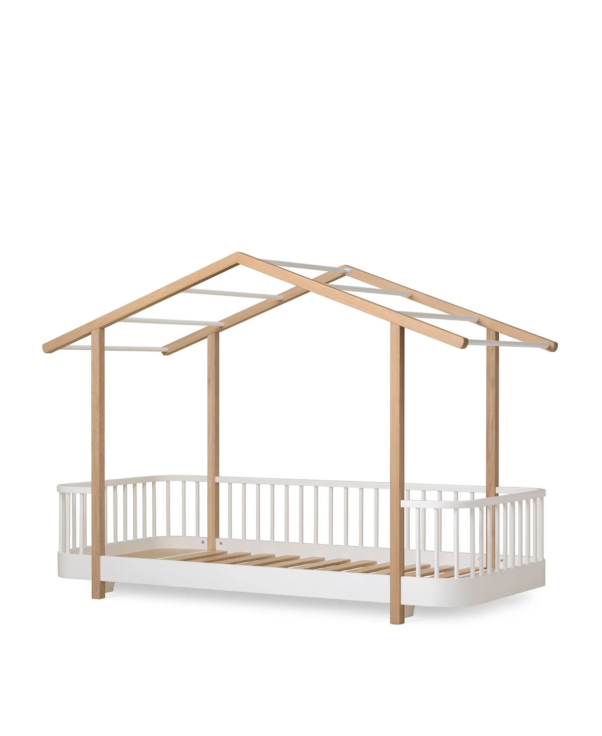 Oliver Furniture - Wood Original Hausbett, weiss/Eiche