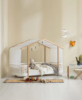 Oliver Furniture Wood Original Hausbett-Himmel, Transparent Weiss