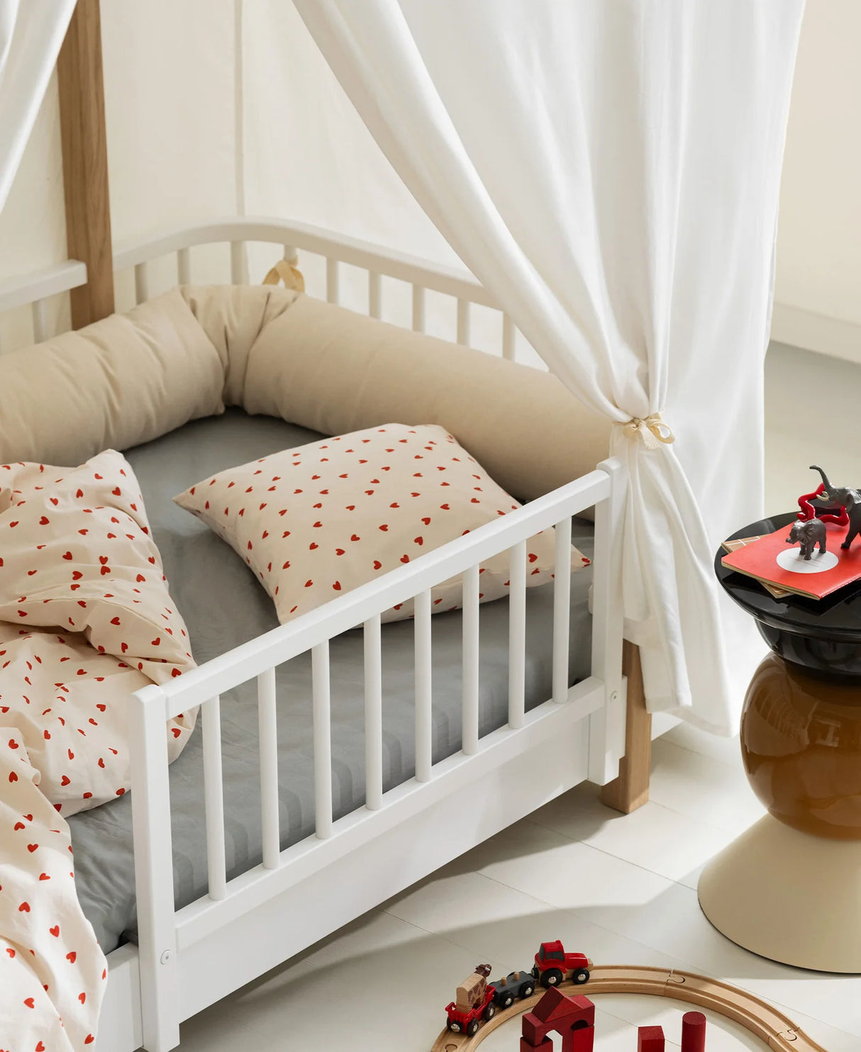 Oliver Furniture - Wood Original Hausbett, weiss/Eiche