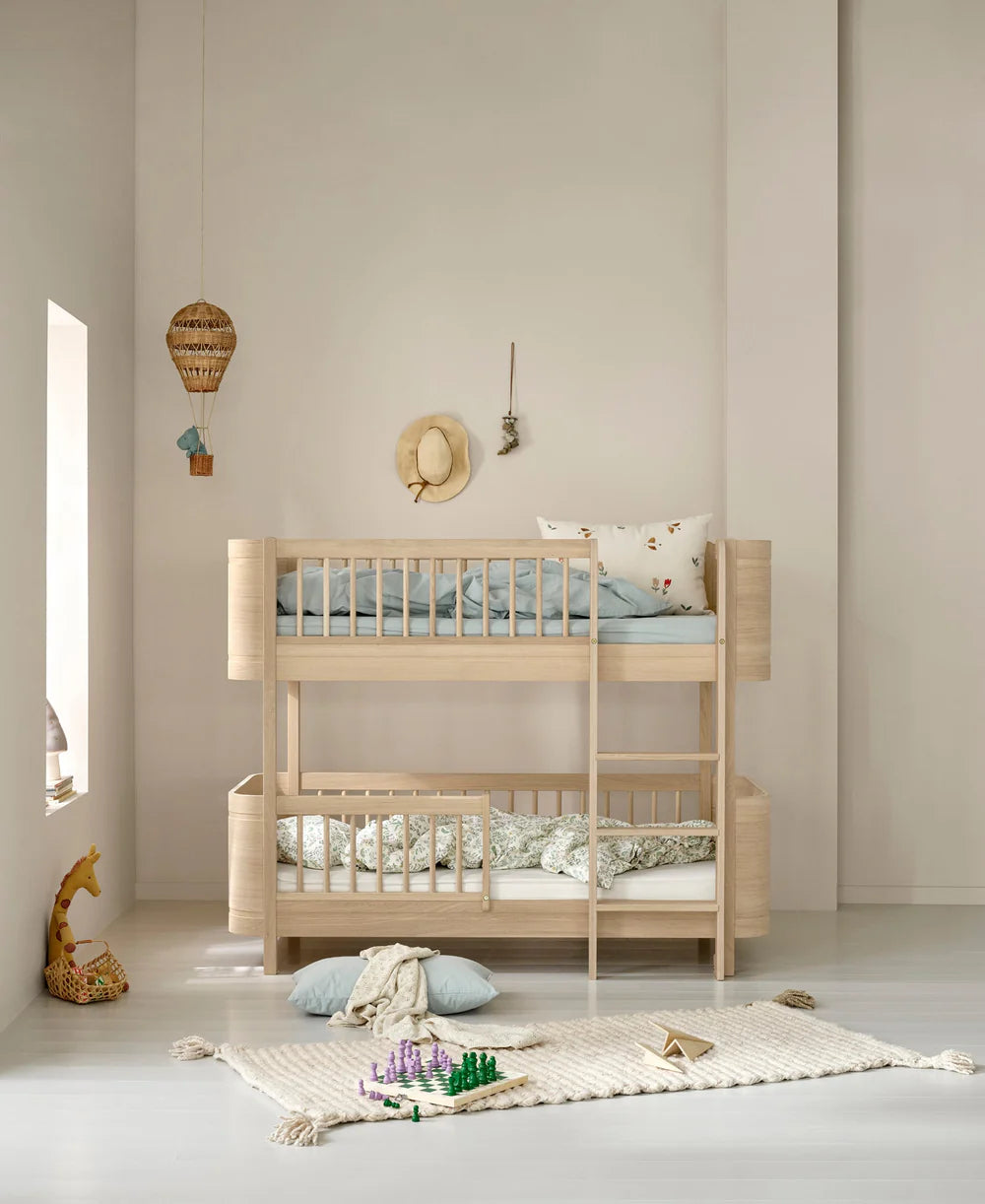 Oliver Furniture Wood Mini+ Umbauset vom Baby- und Juniorbett zum halbhohen Etagenbett, Eiche