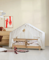 Wood Original Sofa Bed White / Oak