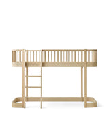 Wood Lounger Bed White 120 cm