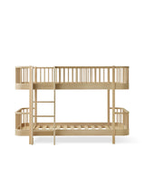 Wood Lounger Bed White 120 cm