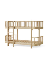 Wood Lounger Bed White 120 cm
