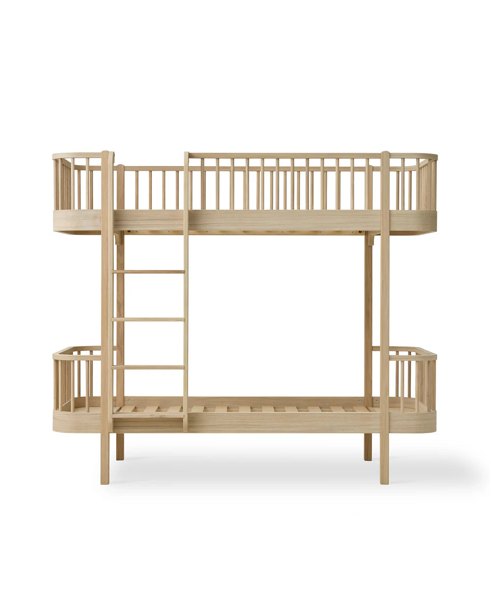 Wood Lounger Bed White 120 cm