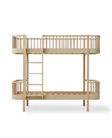 Wood Lounger Bed White 120 cm
