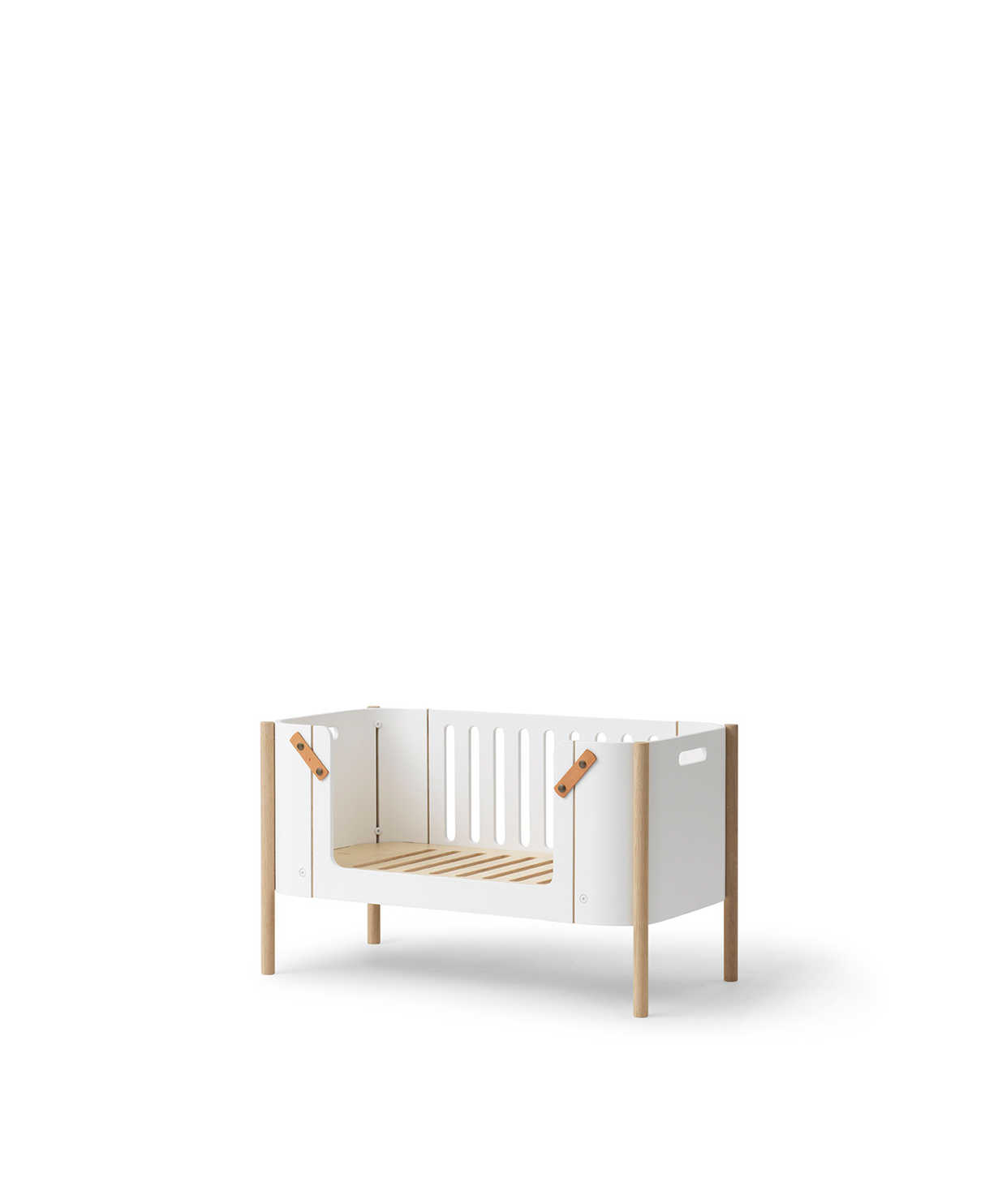 Extra bed, including conversion kit to bench, oak/white