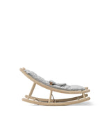 Wood Baby and Toddler Rocker Oak / Grey