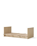 Wood Lounger Bed White 120 cm