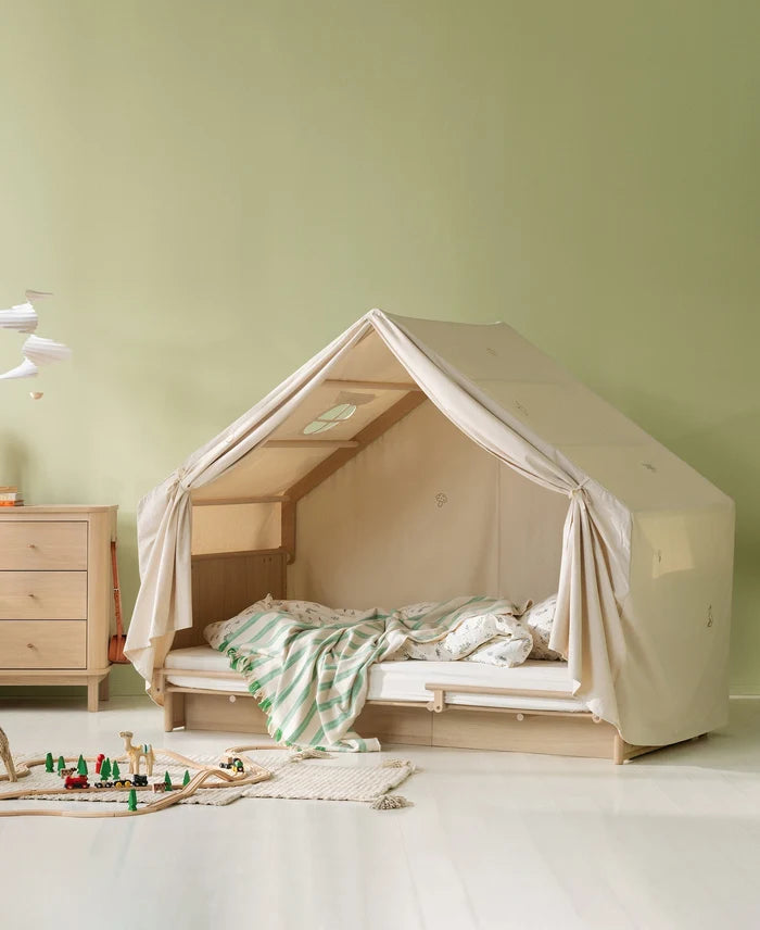 Oliver Furniture Camp Novel Zelt mit Stickerei für Hausdach – Ungefärbt