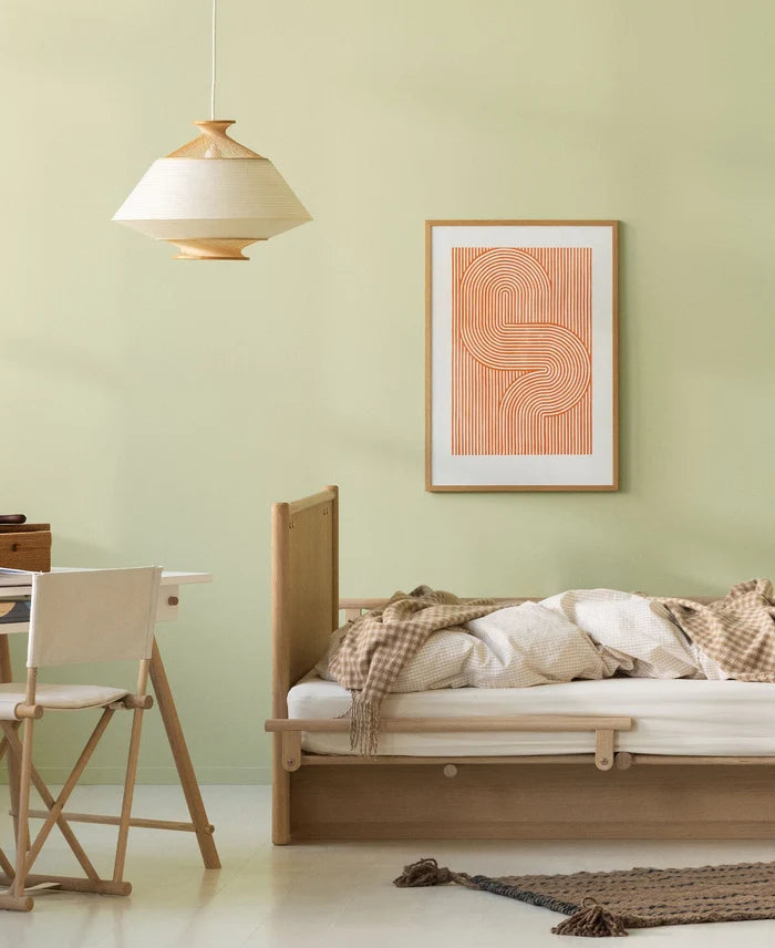 Wood Lounger Bed White 120 cm