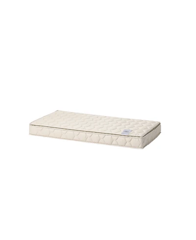 Wood Lounger Bed White 120 cm