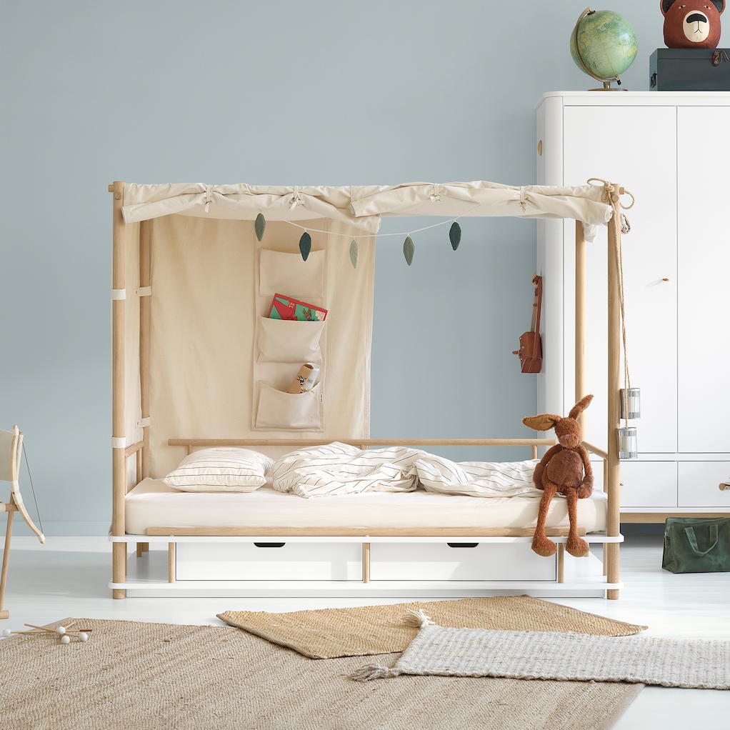Camp Himmelbett Weiss/Eiche