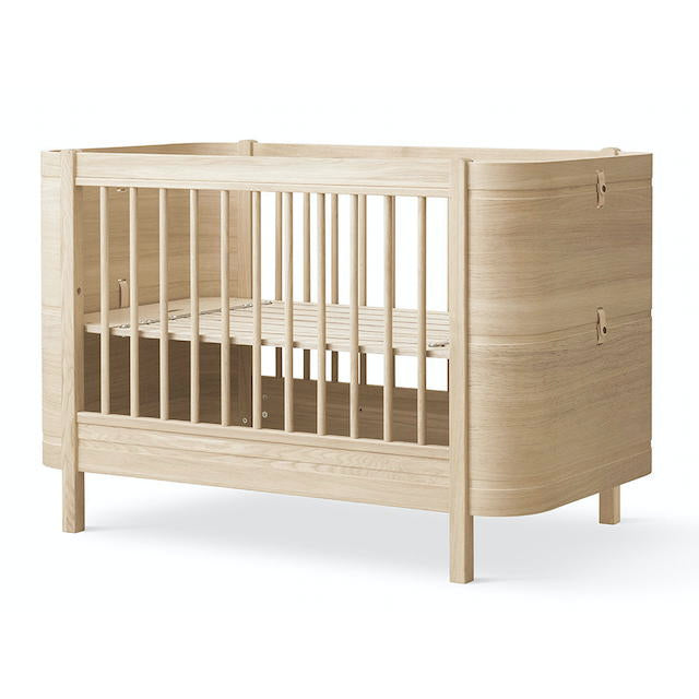 Oliver Furniture Mini+ Babybett inkl. Umbauset Juniorbett Eiche