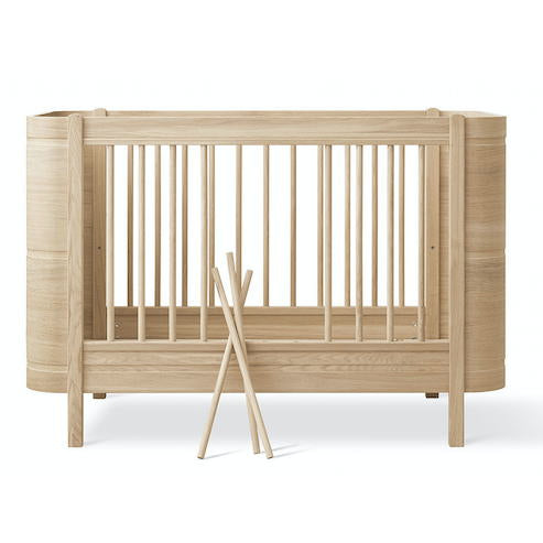 Oliver Furniture Mini+ Babybett inkl. Umbauset Juniorbett Eiche