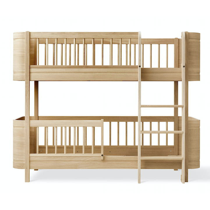 Mini+ halbhohes Etagenbett Eiche von Oliver Furniture