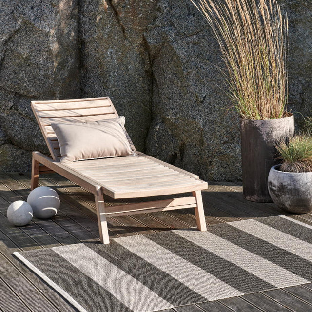 Pappelina BOB Linen Charcoal Outdoorteppich