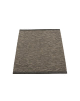 Pappelina SAM Kleiner Teppich – Black/Walnut 70 × 90 cm