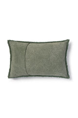Lorena Canals Kissen aus recycelter Baumwoll-Canvas – Duck Green, 60 × 40 cm