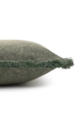 Lorena Canals Kissen aus recyceltem Baumwoll-Canvas – Duck Green, 45 × 45 cm