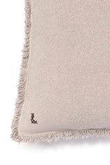 Lorena Canals Kissen aus recyceltem Baumwoll-Canvas – New Grey, 60 × 40 cm