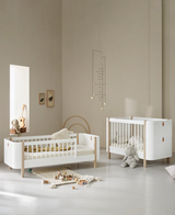 Wood Original Sofa Bed White / Oak