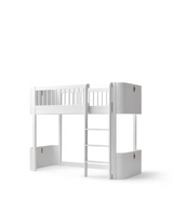Oliver Furniture - Wood Mini+ Umbauset halbhohes Hochbett Weiss