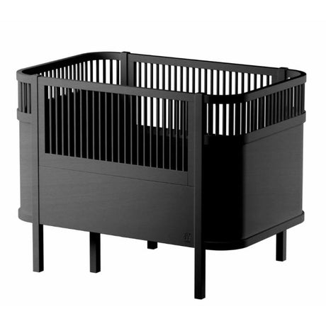 Sebra Baby- und Juniorbett schwarz