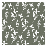 Servietten mit Blumen - Moos