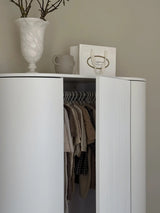 Wardrobe, 3 doors, white, Wood Collection