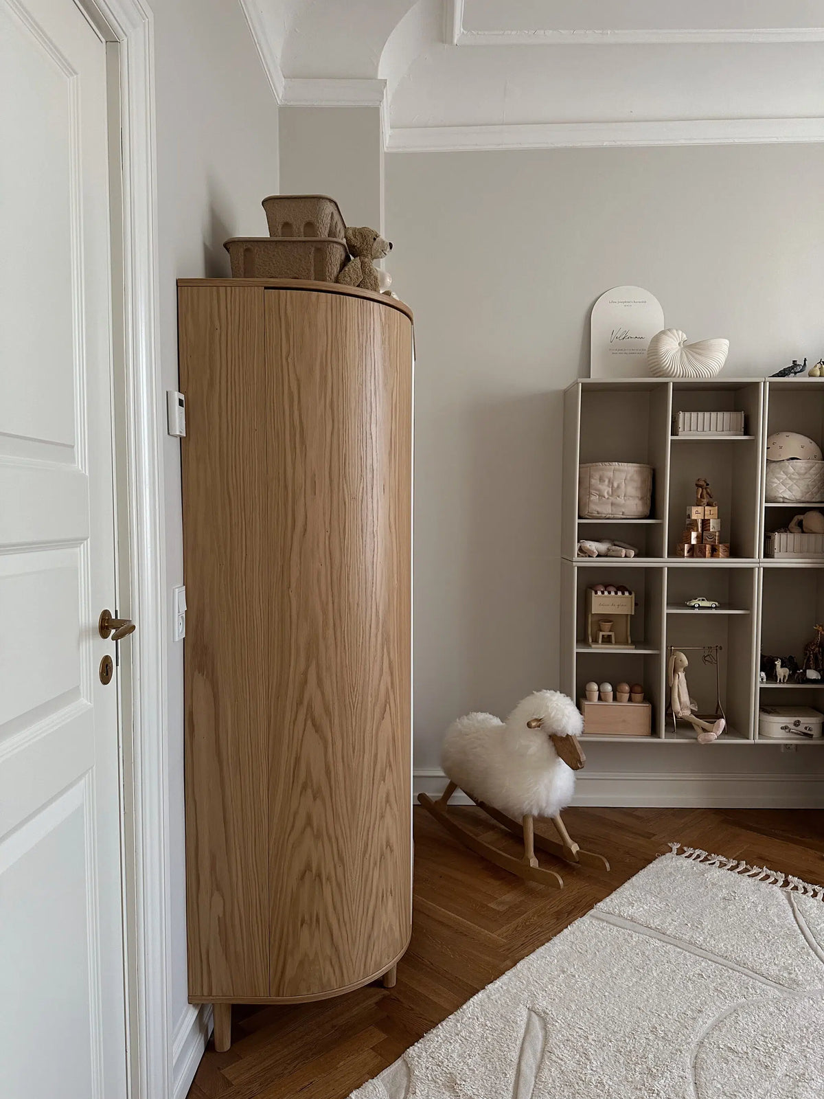 Wardrobe, 3 doors, white, Wood Collection