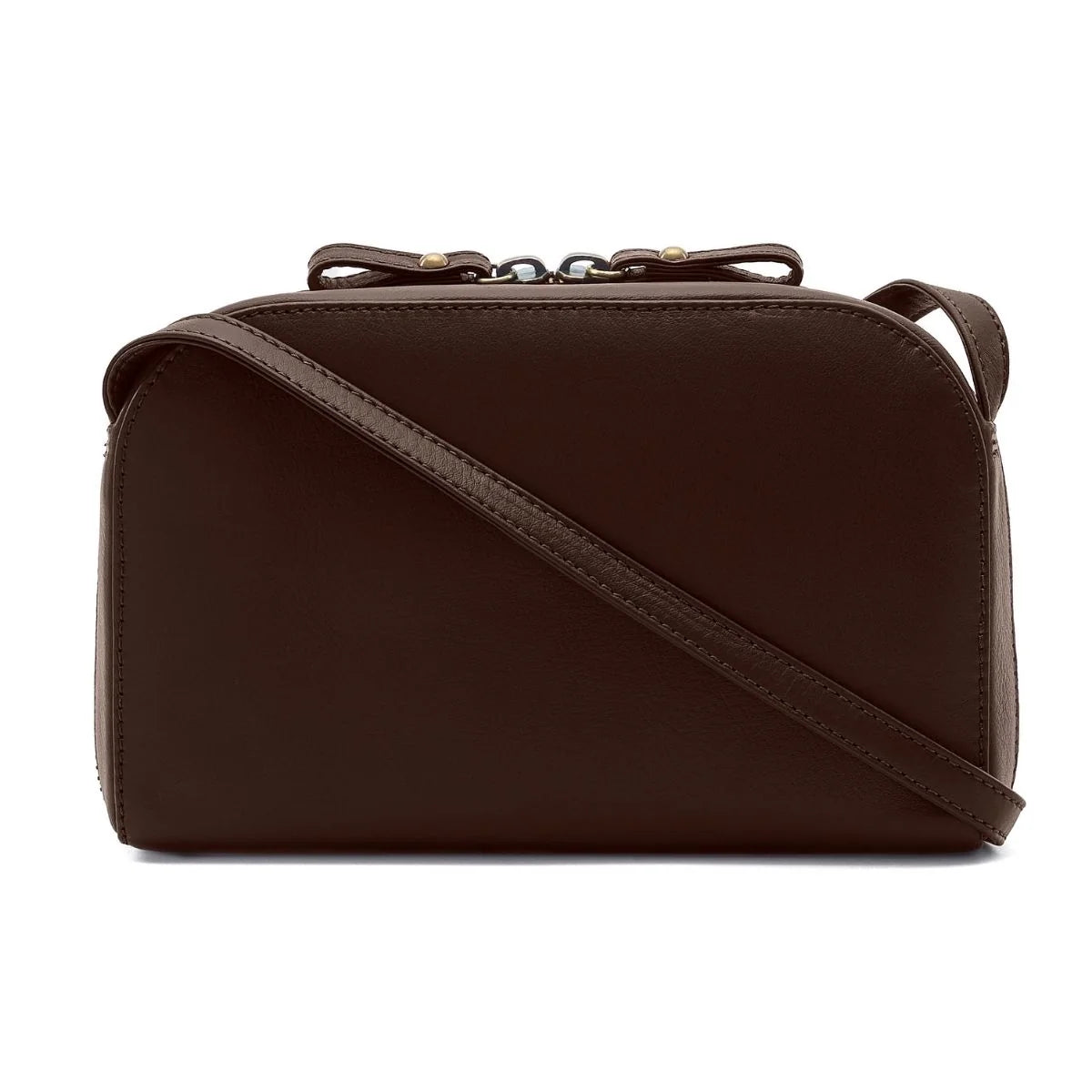 Lost & Found Umhängeportemonnaie Rund – Cacao