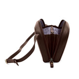 Lost & Found Umhängeportemonnaie Rund – Cacao