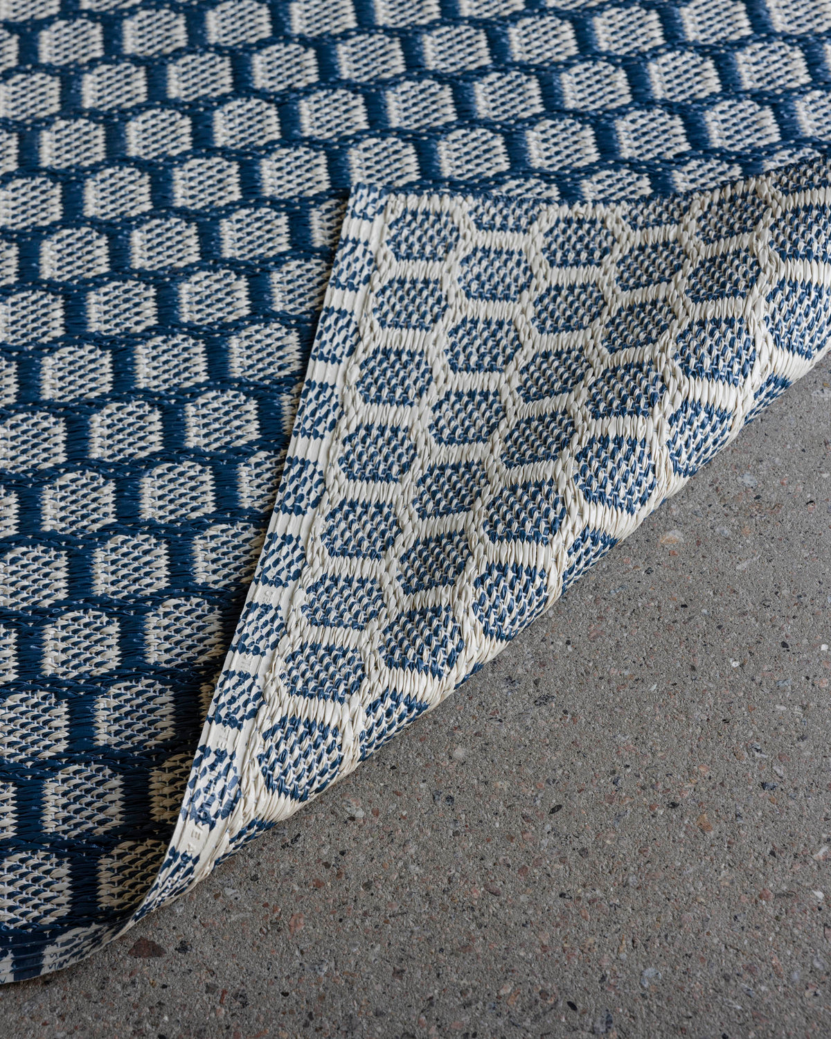 Pappelina MIMI Teppichläufer – Ocean Blue 70 × 120 cm
