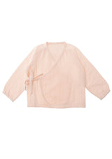 2-teiliges Set aus Musselin in rosa