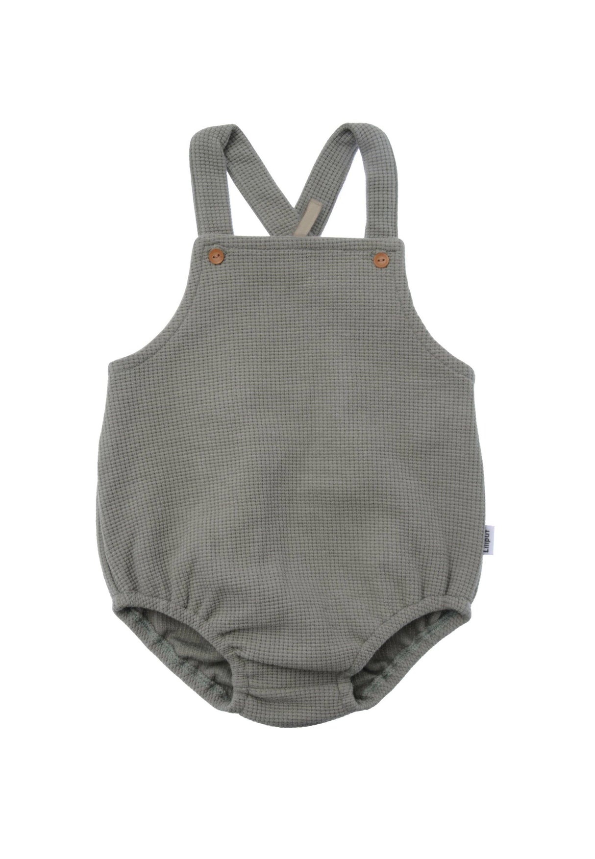 2tlg. Set mit Baby Latzhose oliv und Langarmshirt ecru