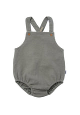 2tlg. Set mit Baby Latzhose oliv und Langarmshirt ecru