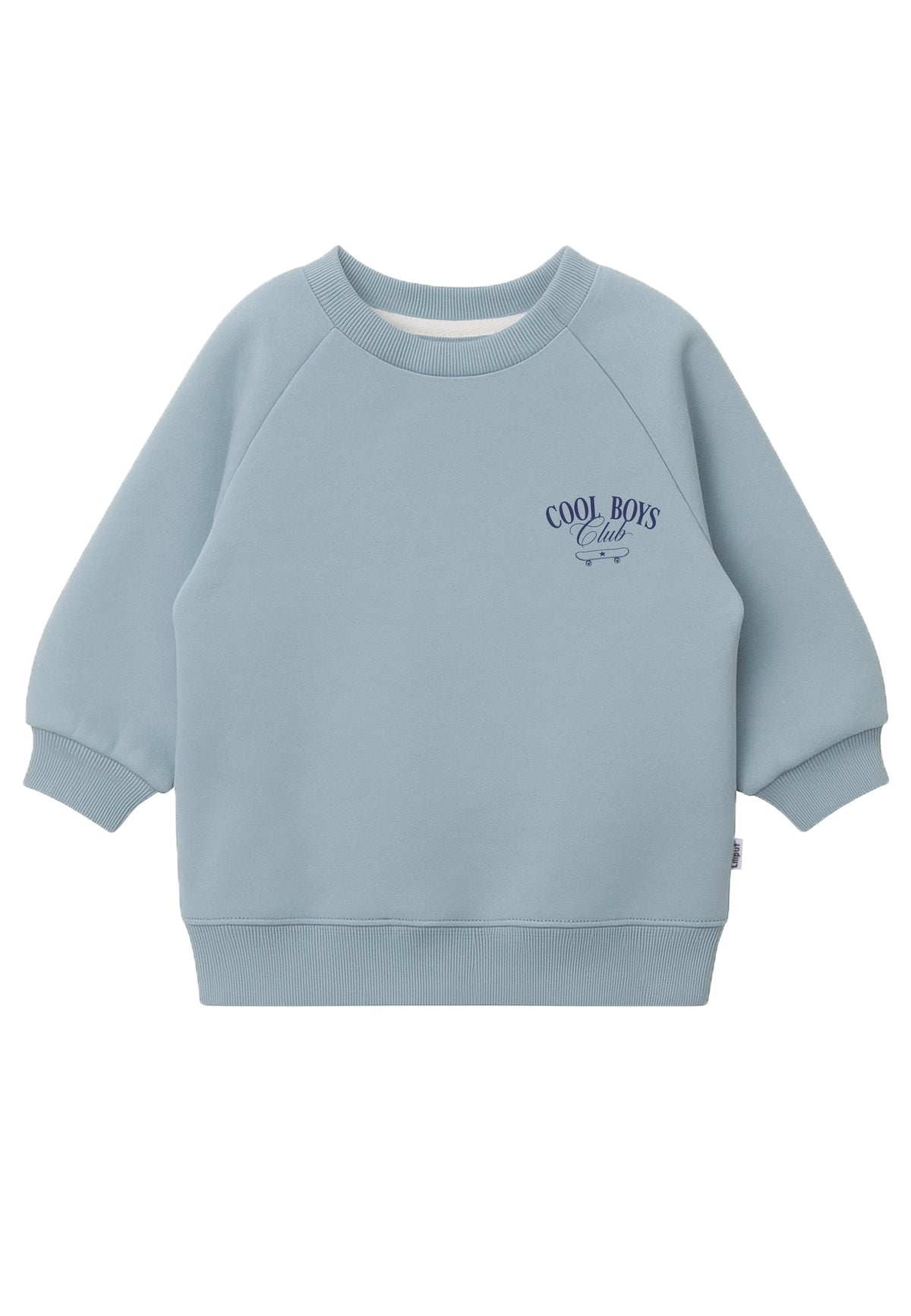 Liliput Oversize Sweatshirt „Cool Boys Club“ Mini & Me – Blau 62/68