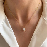 Victoire Collection Halskette mit Bergkristall – Edelstahl