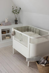 Sebra - Bettnestchen mit Kapokfüllung - Mist Green