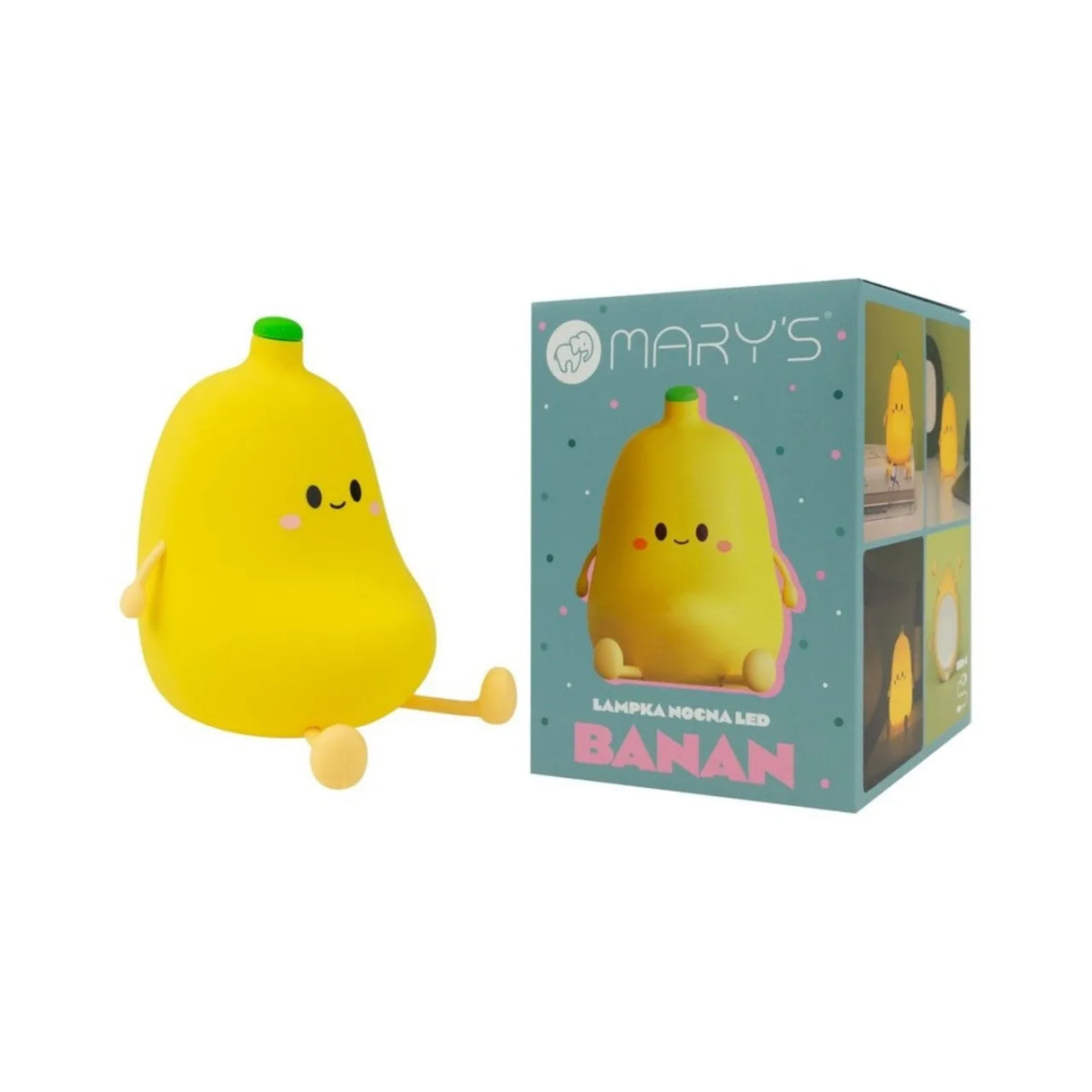 Mary's LED Nachtlicht Banane – Yellow