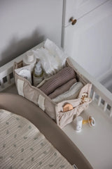 Sebra Stoff-Korb für Wickelzubehör – Morning Beige