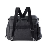 Sebra Wickeltasche mit Wickelunterlage – Dark Grey Melange